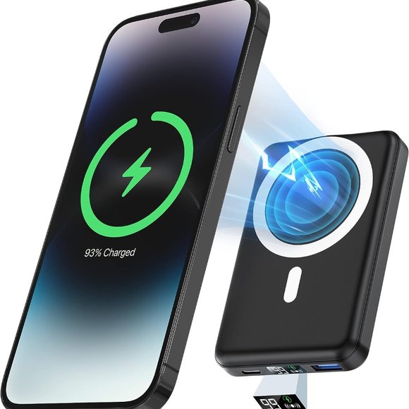 NIB Magnetic Wireless Portable Charger